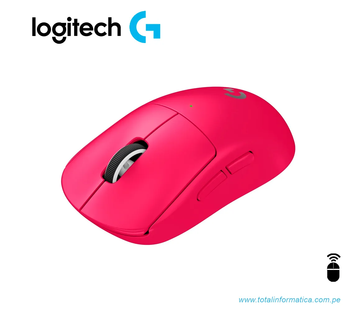 MOUSE GAMING LOGITECH G PRO X SUPERLIGHT 2, INALAMBRICO LIGHTSPEED, MAGENTA(910-006795) - imagen 1