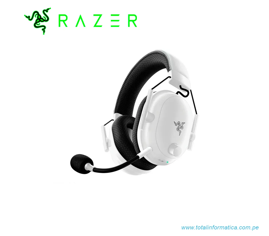 AUDIFONO CON MICROFONO RAZER BLACKSHARK V2 PRO, INALAMBRICO, THX, BLANCO(RZ04-03220300-R3U1) - imagen 3