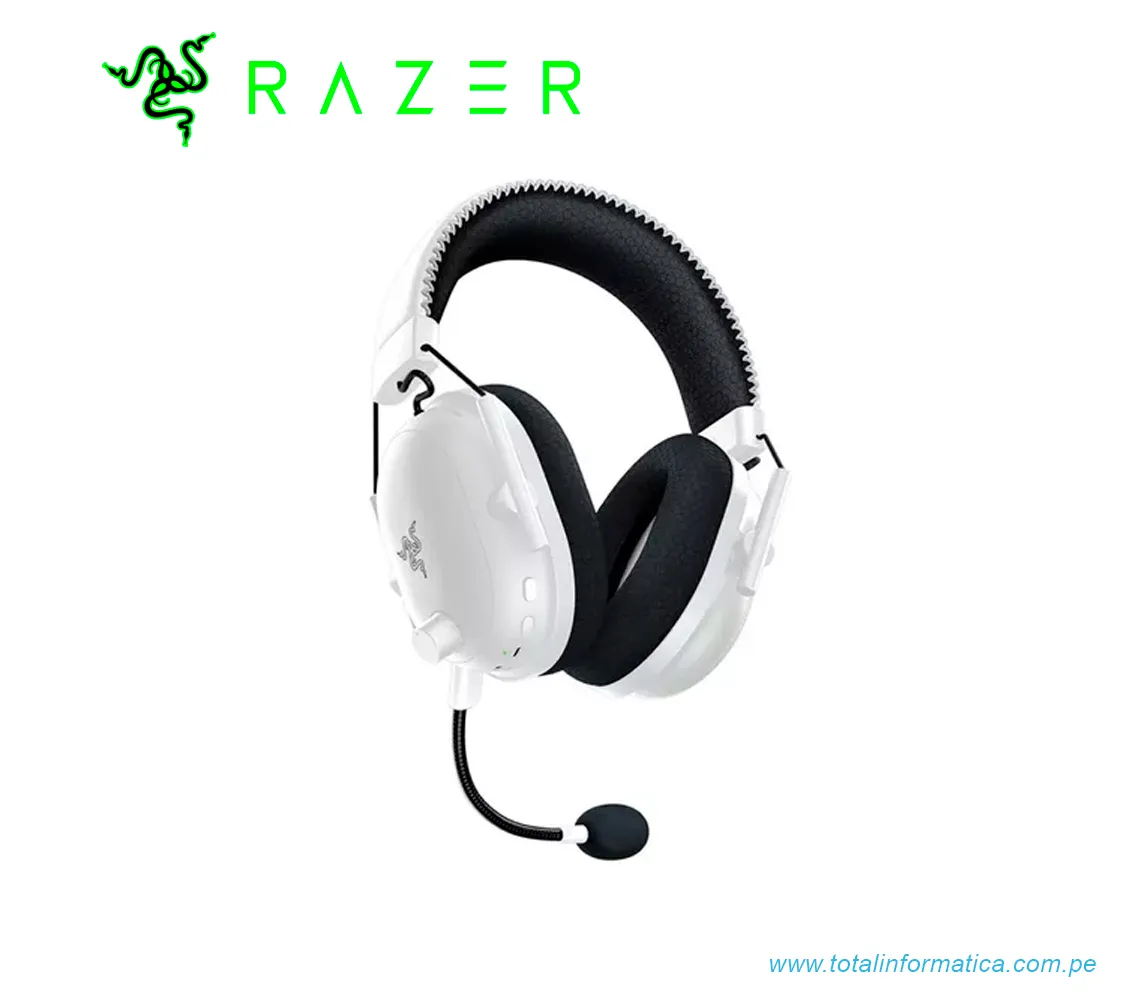 AUDIFONO CON MICROFONO RAZER BLACKSHARK V2 PRO, INALAMBRICO, THX, BLANCO(RZ04-03220300-R3U1) - imagen 2