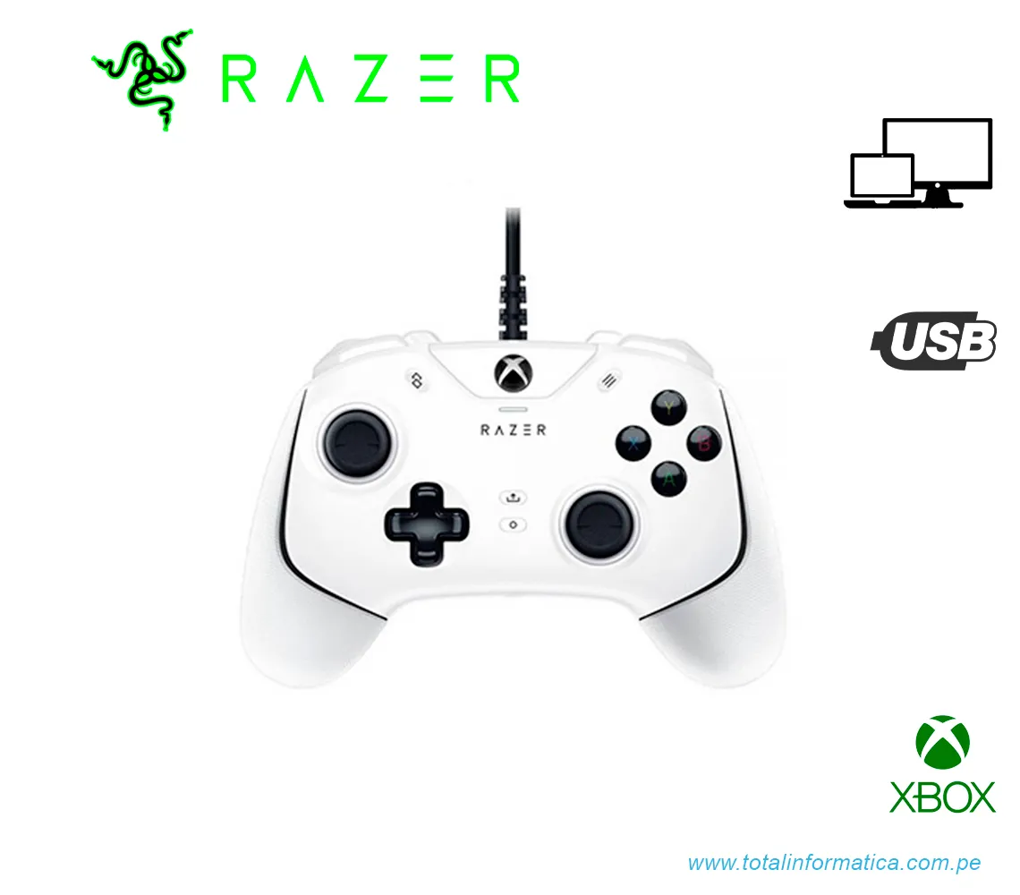 GAMEPAD RAZER WOLVERINE V2, PC/XBOX SERIES X, BLANCO(RZ06-03560200-R3U1)  - imagen 1