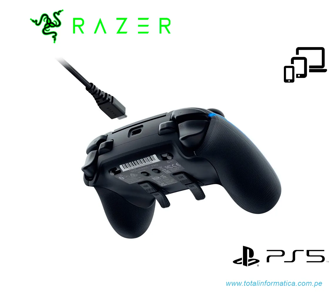 GAMEPAD RAZER WOLVERINE V2 PRO, INALAMBRICO, PC/PS5, NEGRO(RZ06-04710100-R3U1) - imagen 3