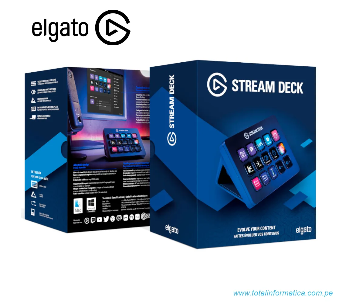 ELGATO STREAM DECK MK.2, 15 TECLAS LCD PERSONALIZABLE, USB2.0(10GBA9901) - imagen 4