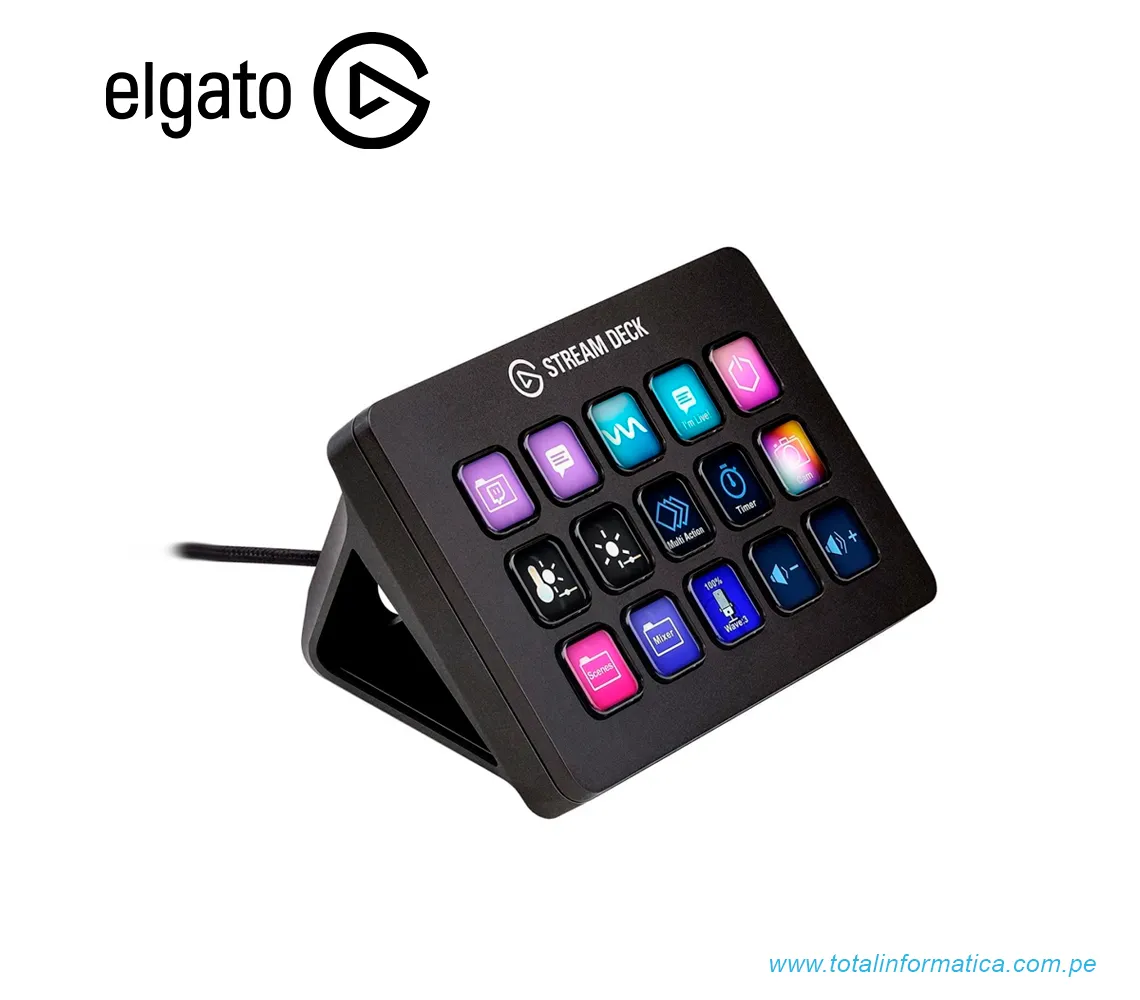ELGATO STREAM DECK MK.2, 15 TECLAS LCD PERSONALIZABLE, USB2.0(10GBA9901) - imagen 1