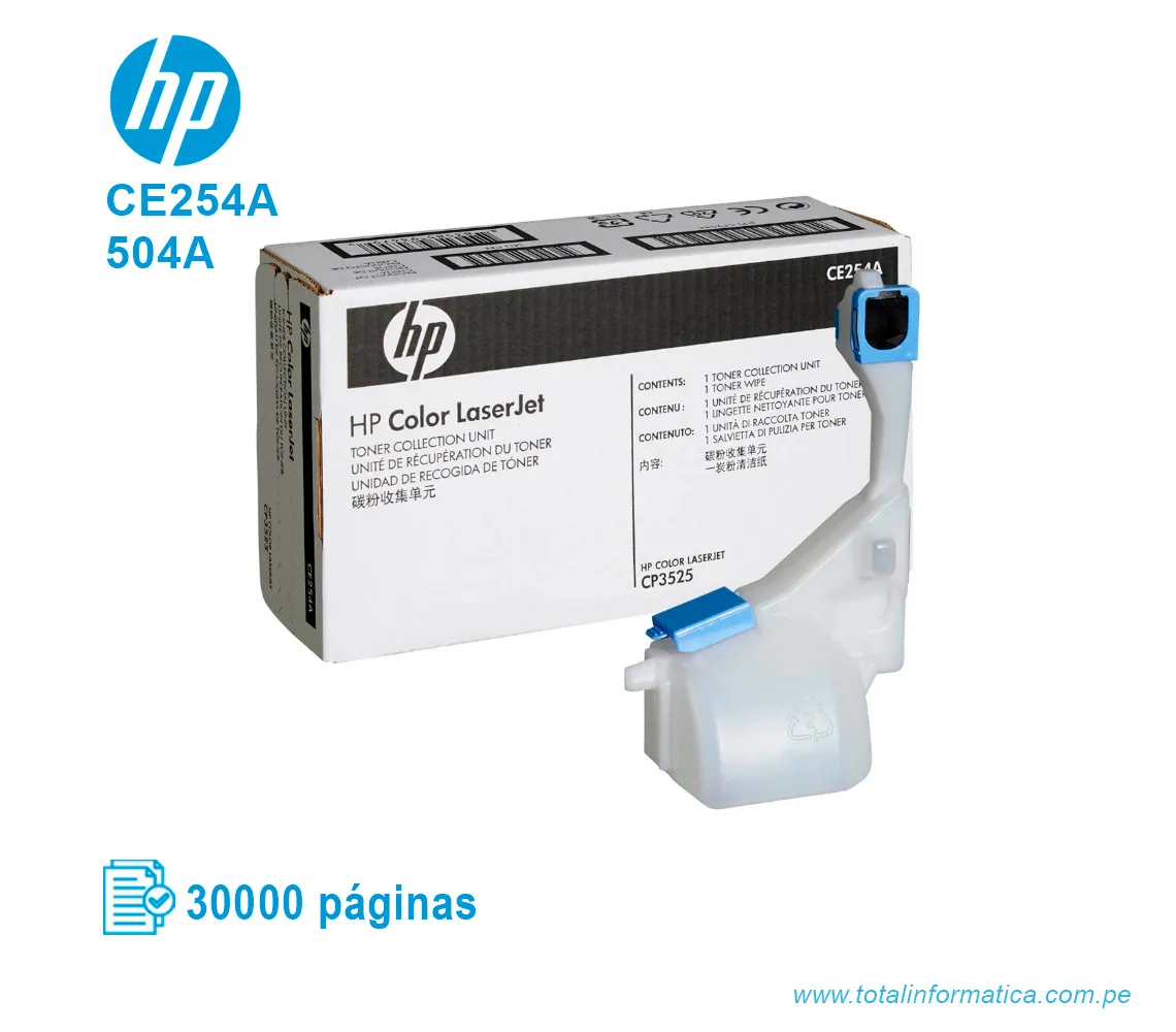 UNIDAD RECOL.TONER HP ( CE254A ) LASERJET COLOR CP3525 - imagen 2