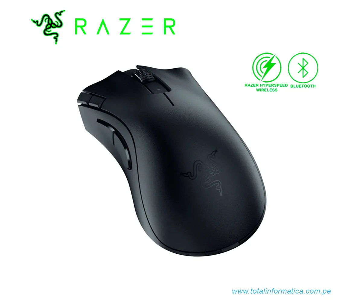 MOUSE GAMING RAZER DEATHADDER V2 X, 14K DPI, INALAMBRICO, BLUETOOTH, NEGRO(RZ01-04130100-R3U1) - imagen 1