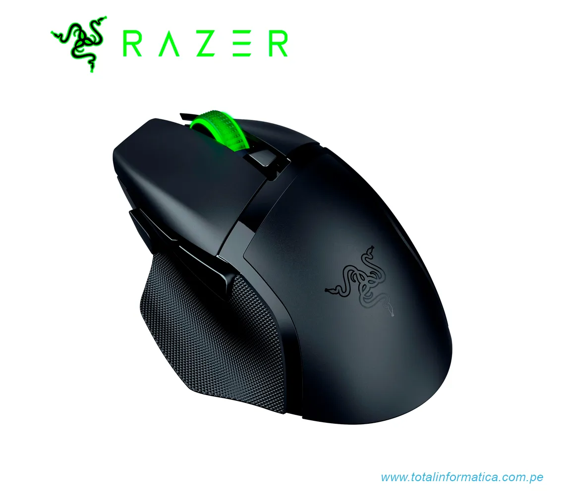 MOUSE GAMING RAZER BASILISK V3 X, 18K DPI, INALAMBRICO, BLUETOOTH, RGB, NEGRO(RZ01-04870100-R3U1) - imagen 1