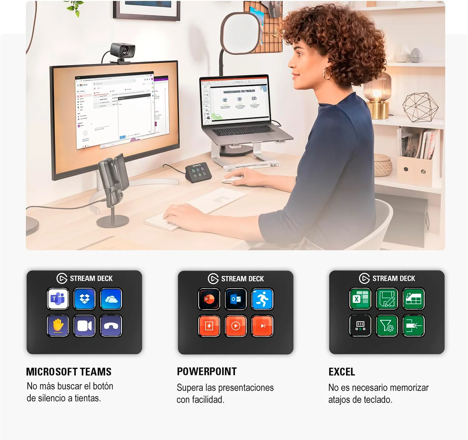 CORSAIR STREAM DECK MINI , 6 TECLAS LCD PERSONALIZABLES, USB 2.0, NEGRO(10GAI9901) - imagen 4