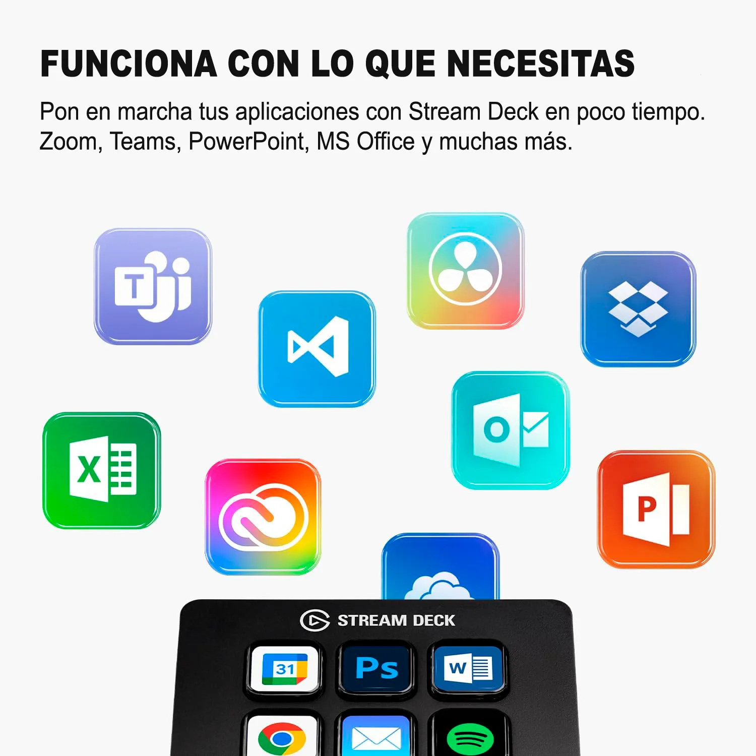 CORSAIR STREAM DECK MINI , 6 TECLAS LCD PERSONALIZABLES, USB 2.0, NEGRO(10GAI9901) - imagen 7