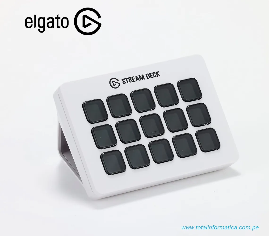 ELGATO STREAM DECK MK.2, 15 TECLAS LCD PERSONALIZABLES, USB 2.0, BLANCO(10GBA9911) - imagen 2
