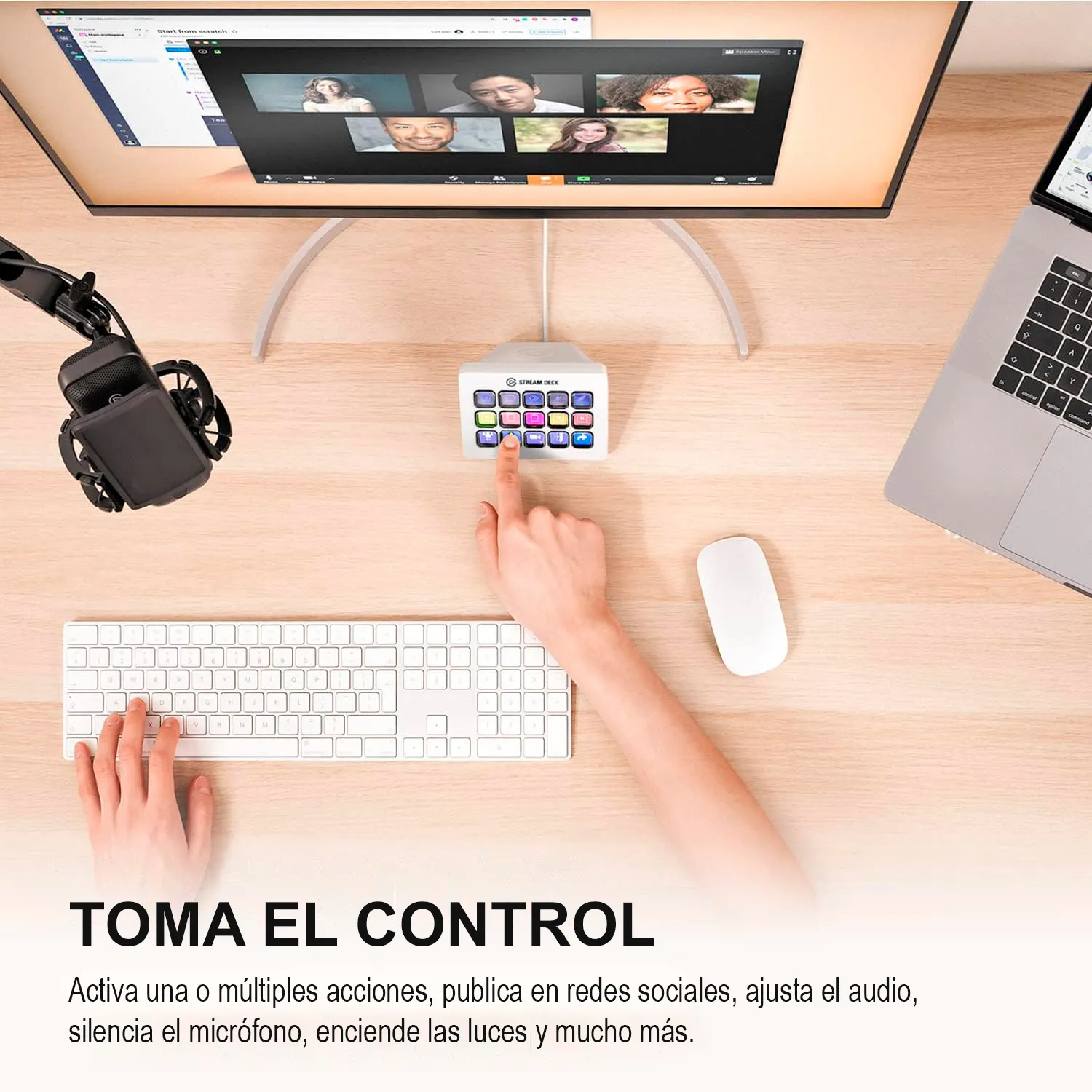 ELGATO STREAM DECK MK.2, 15 TECLAS LCD PERSONALIZABLES, USB 2.0, BLANCO(10GBA9911) - imagen 5