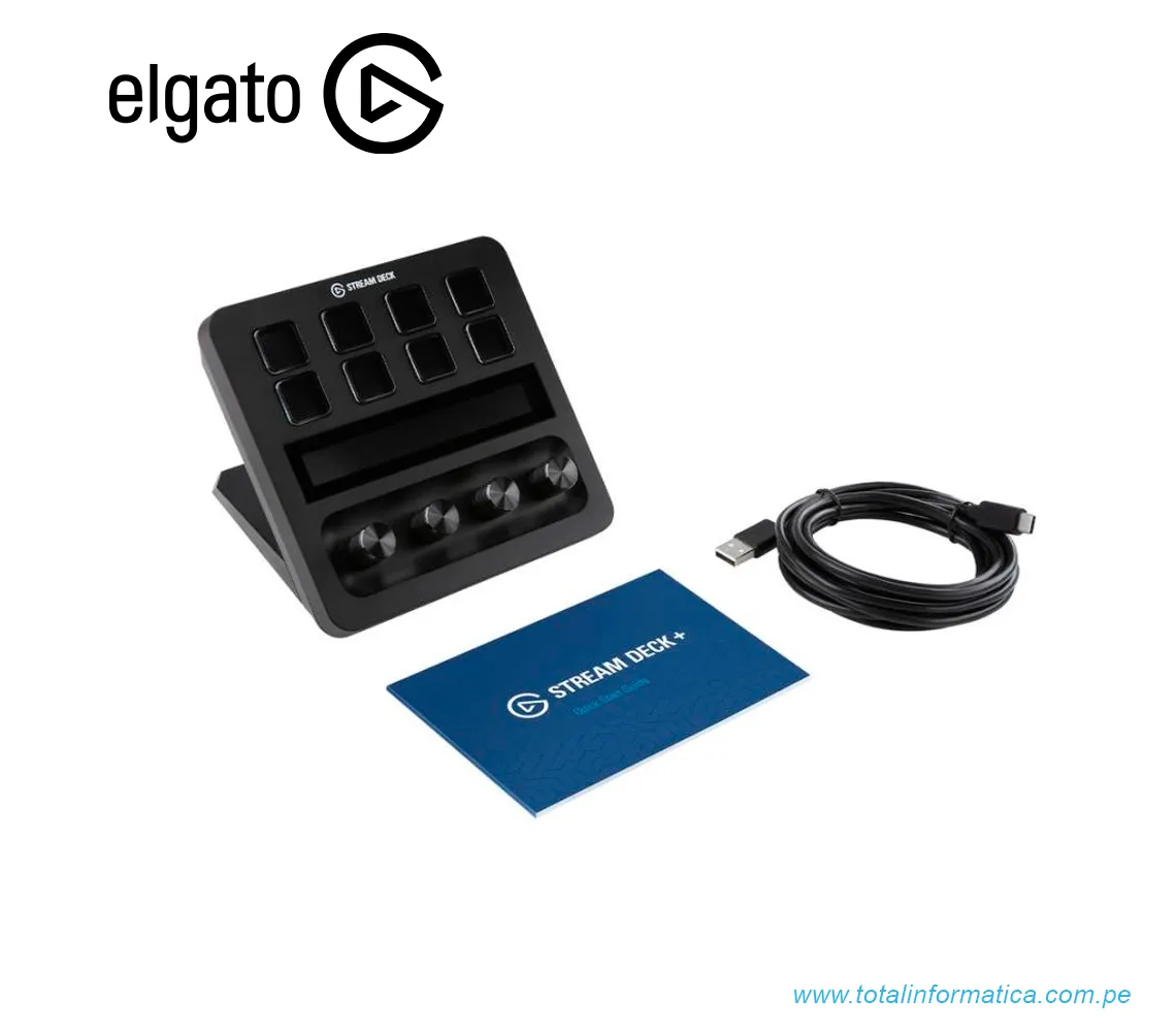 ELGATO STREAM DECK+, 8 TECLAS LCD PERSONALIZABLE, NEGRO(10GBD9901) - imagen 2