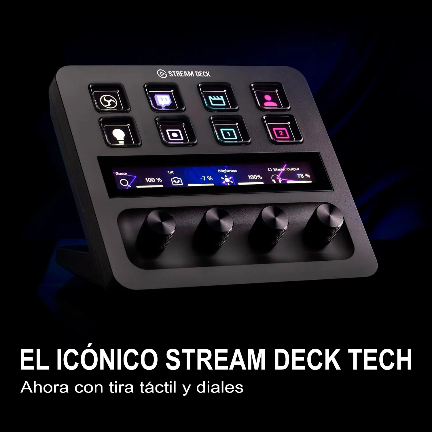 ELGATO STREAM DECK+, 8 TECLAS LCD PERSONALIZABLE, NEGRO(10GBD9901) - imagen 4