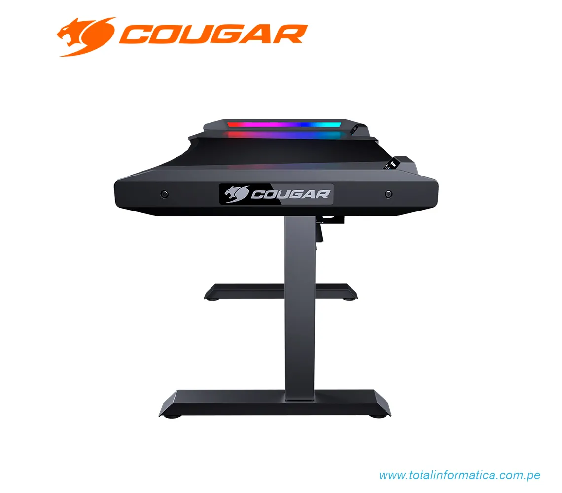 ESCRITORIO/MESA GAMING COUGAR MARS, RGB, 150CM, USB 3.0, COLOR NEGRO(3M1501WB.0001) - imagen 3