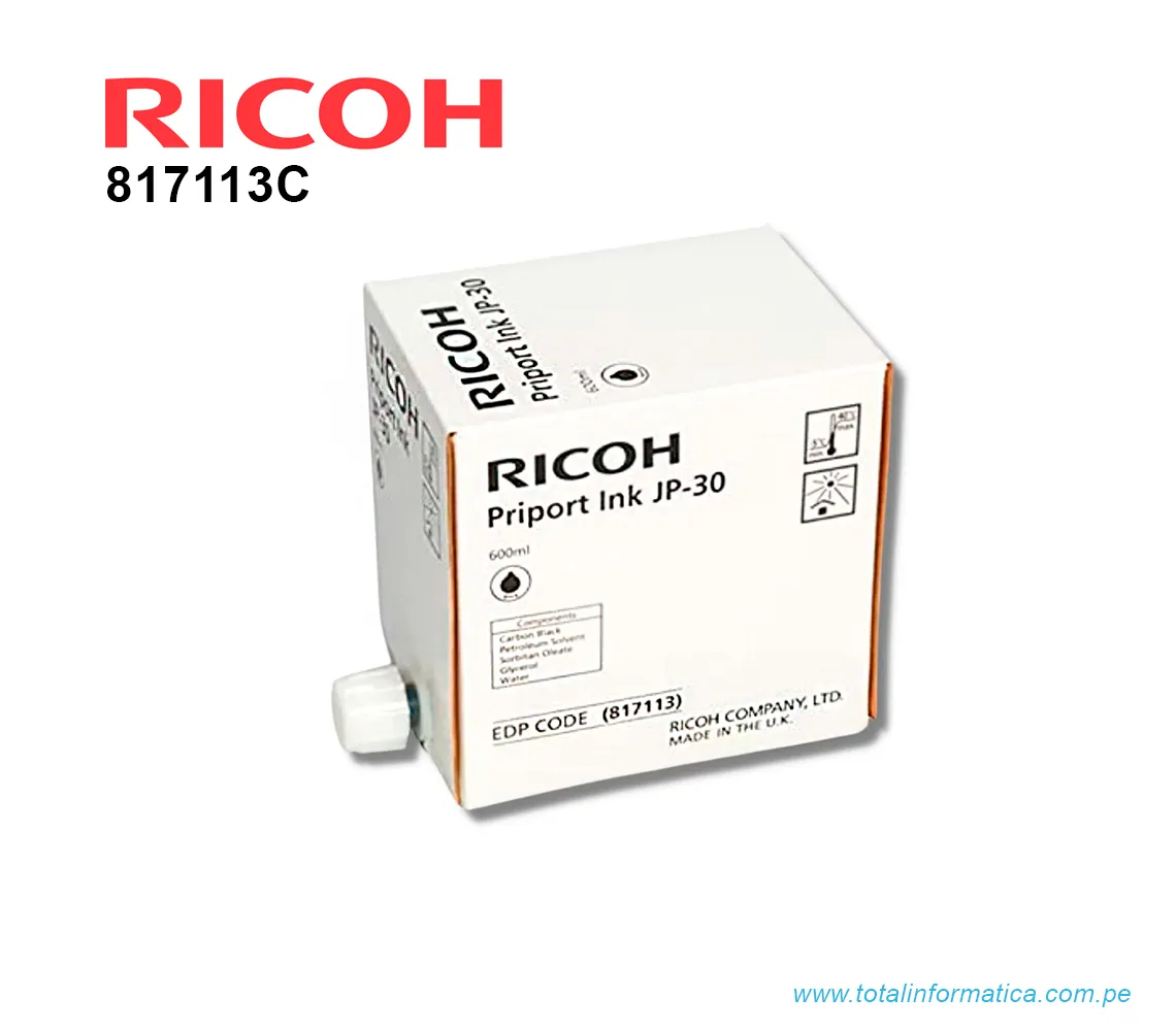 TINTA RICOH 817113C JP30 DX3440    - imagen 1