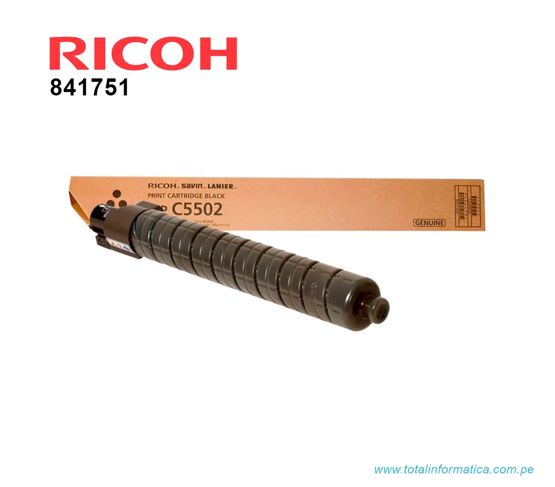 TONER RICOH 841751 BLACK MP C5502 31KPG   - imagen 2