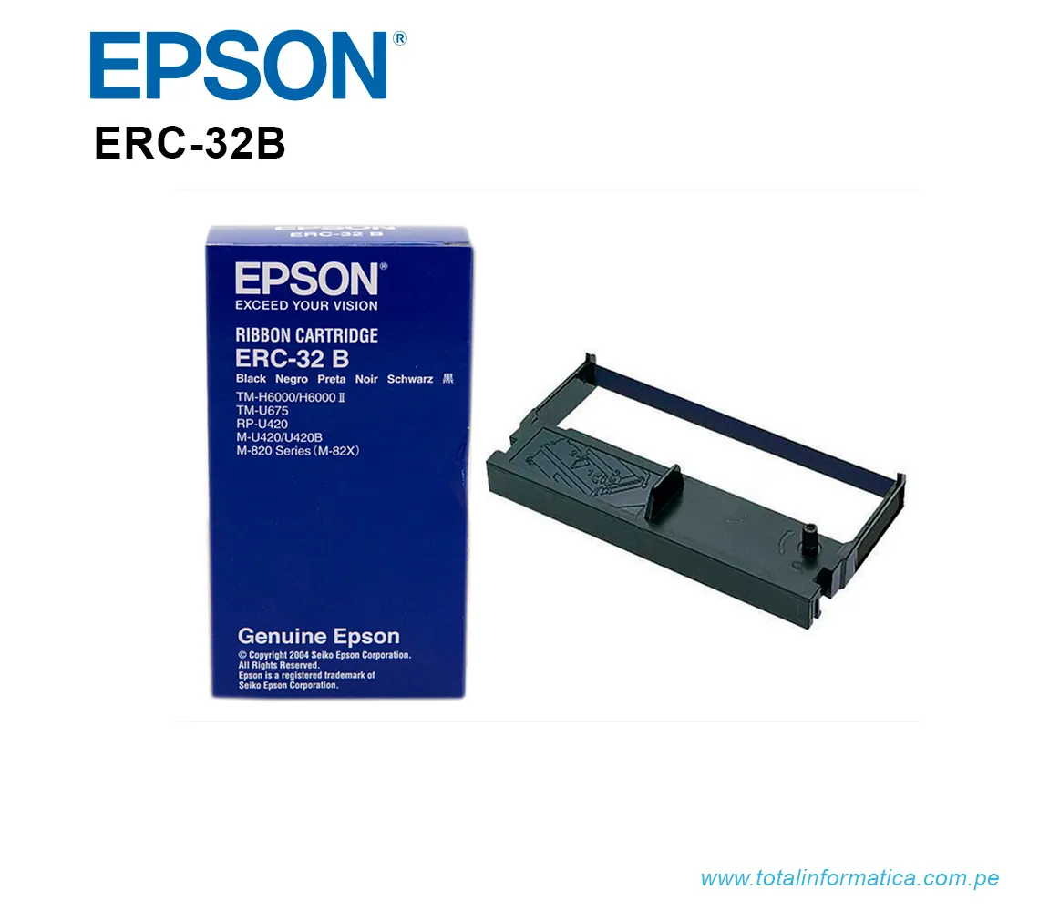 CINTA EPSON ERC-32B, PARA TM-U675, H6000 - imagen 2