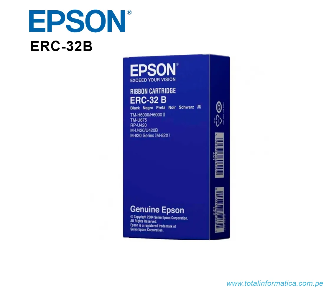 CINTA EPSON ERC-32B, PARA TM-U675, H6000 - imagen 1