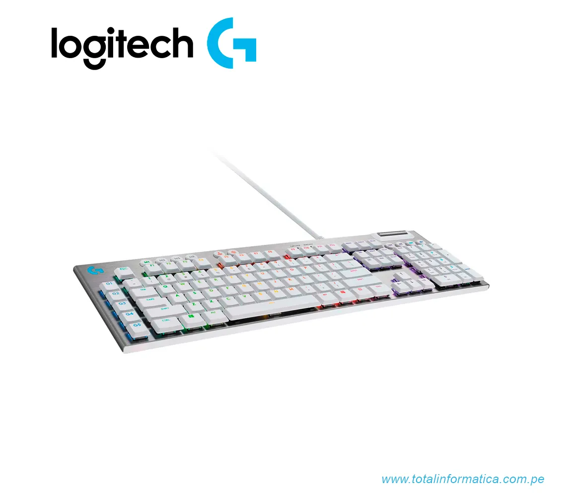 TECLADO GAMING LOGITECH G815, MECANICO, RGB, USB, BLANCO(920-011354)  - imagen 3