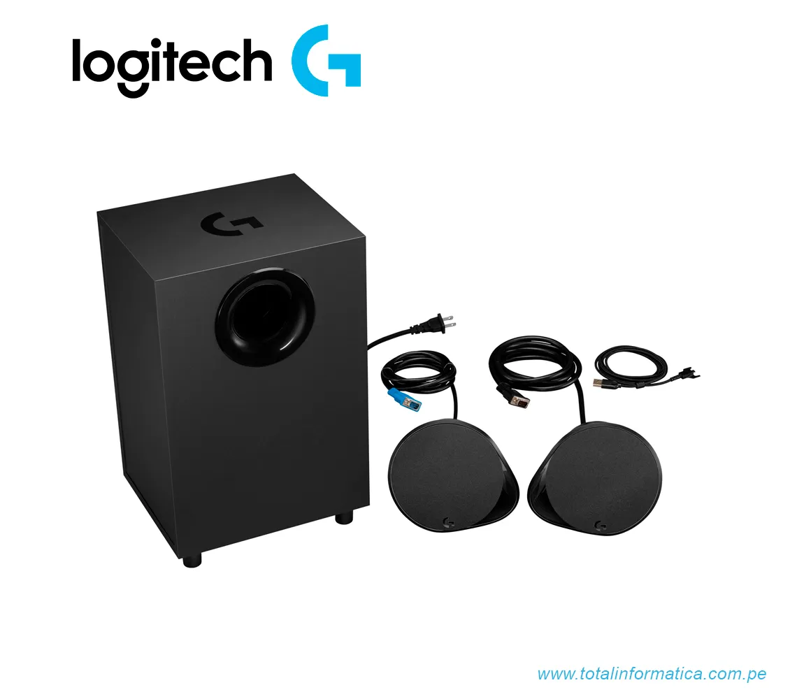 PARLANTE LOGITECH G560 2.1, RGB, BLUETOOTH, USB, NEGRO(980-001300) - imagen 2
