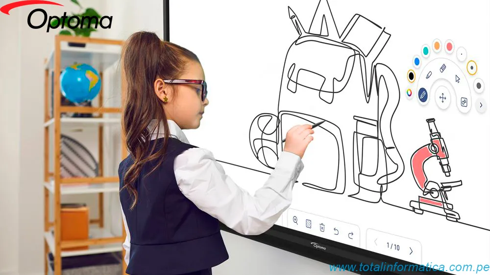 PANTALLA PLANA INTERACTIVA OPTOMA 3652RK 65", 3840X2160, LED - imagen 5