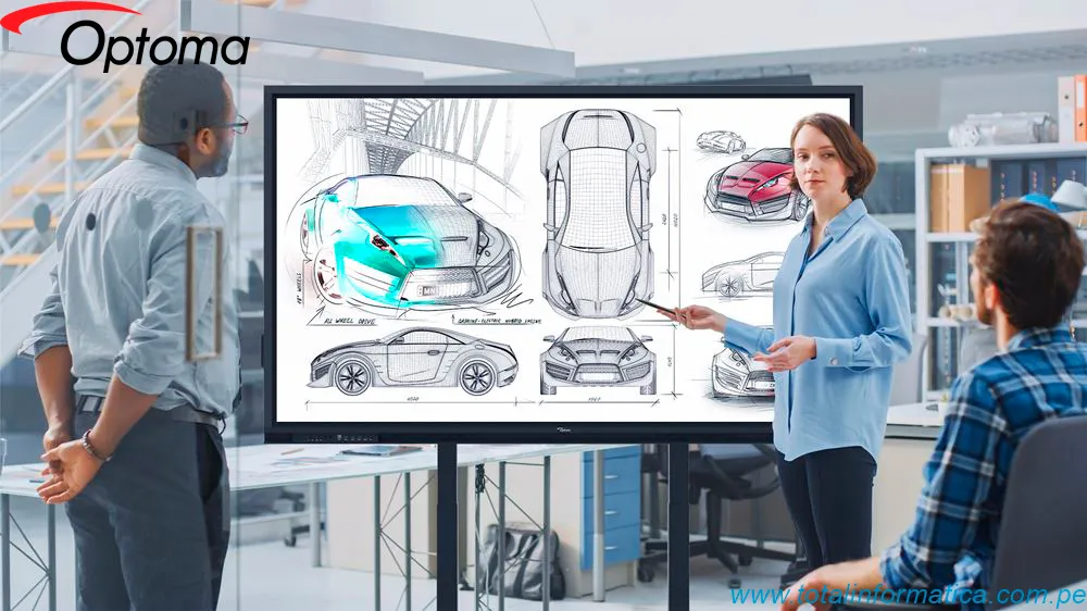 PANTALLA PLANA INTERACTIVA OPTOMA 3652RK 65", 3840X2160, LED - imagen 6