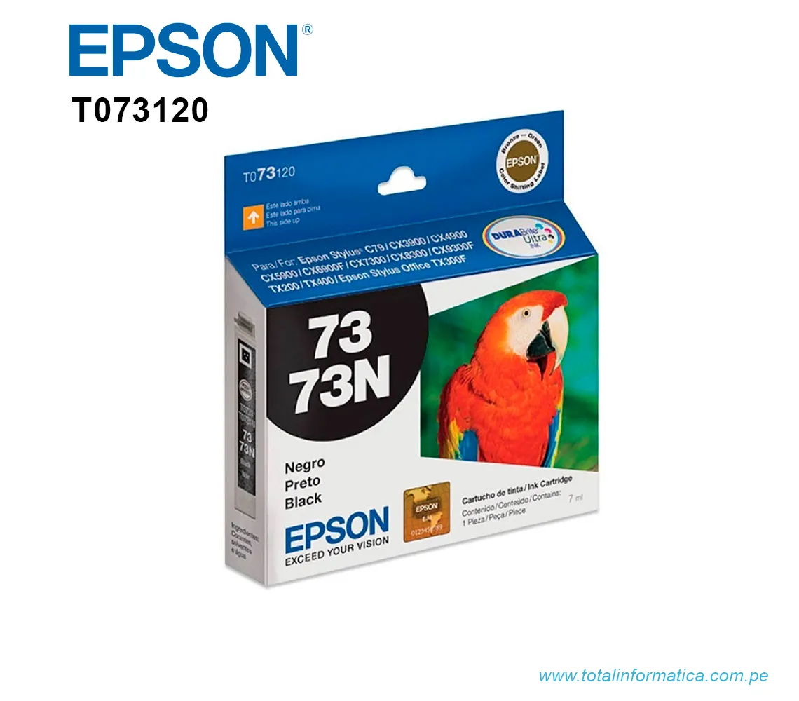 TINTA EPSON T073120-AL BLACK, ST C79 CX3900 - imagen 1