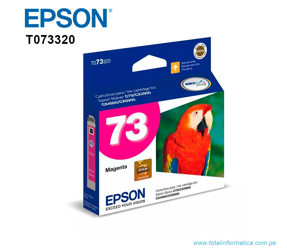 TINTA EPSON T073320-AL MAGENTA, ST C79 CX3900 - imagen 1