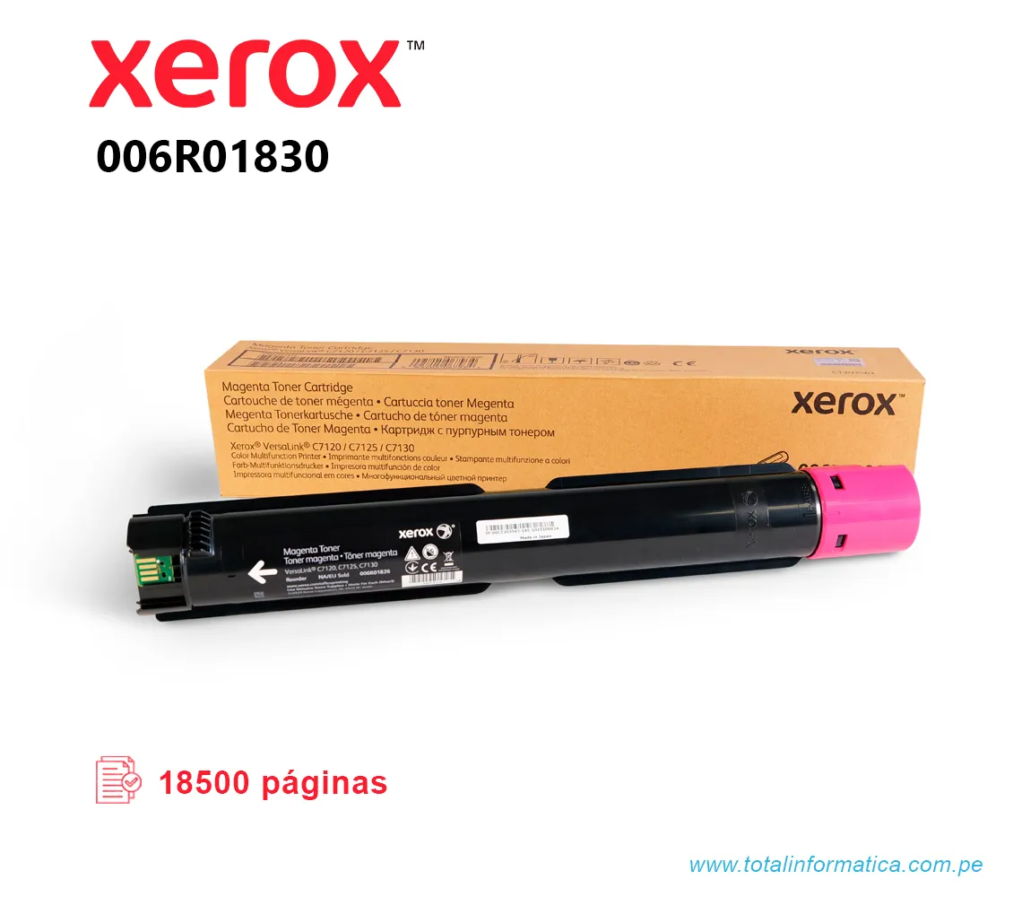 TONER XEROX 006R01829 CYAN PARA VERSALINK C7120 18.5 KPGS - imagen 2