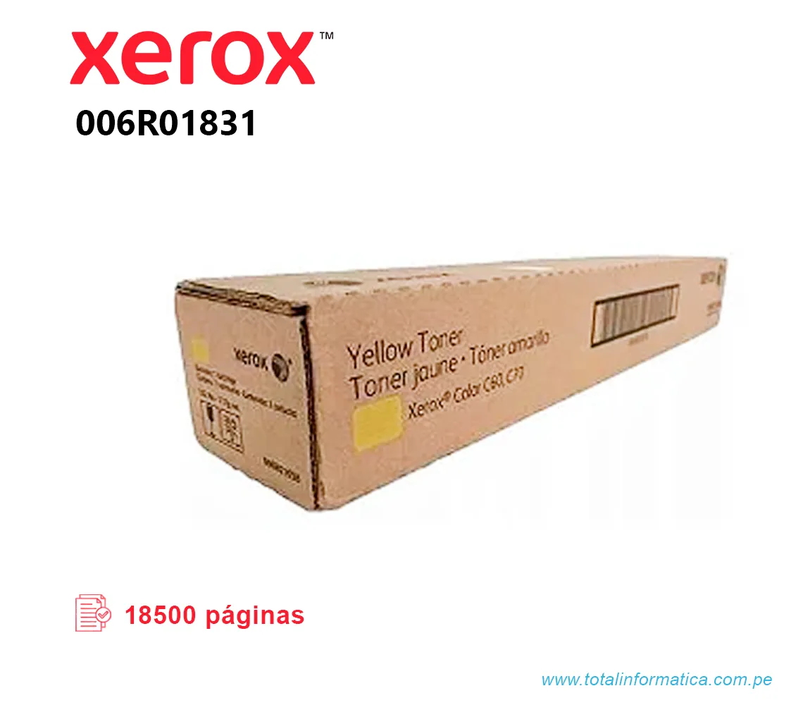 TONER XEROX 006R01831 AMARILLO PARA VERSALINK C7120  18.5 KPGS - imagen 1
