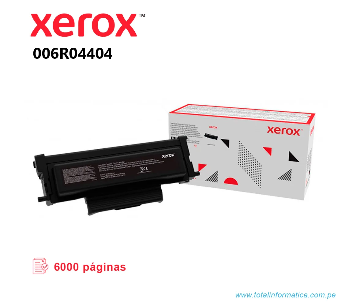 TONER XEROX 006R04404, PARA B230, B235 6K PAG  - imagen 2