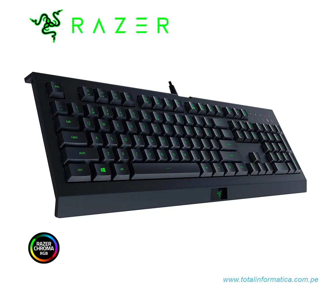 TECLADO GAMING RAZER CYNOSA LITE, MENBRANA, US, CHROME, NEGRO(RZ03-02740700-R3U1) - imagen 3
