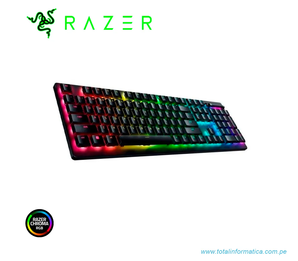 TECLADO GAMING RAZER DEATHSTALKER V2 PRO, INALAMBRICO/BLUETOOTH , MECANICO(SWITCH RED), US, CHROMA, NEGRO(RZ03-04360200-R3U1) - imagen 3