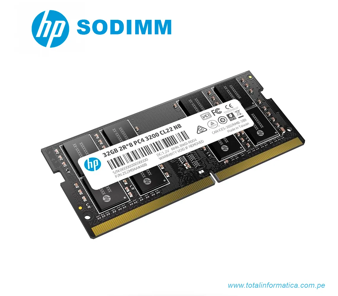  SODIMM HP S1  16GB DDR4 3200 MHZ 2E2M7AA#ABB - imagen 2