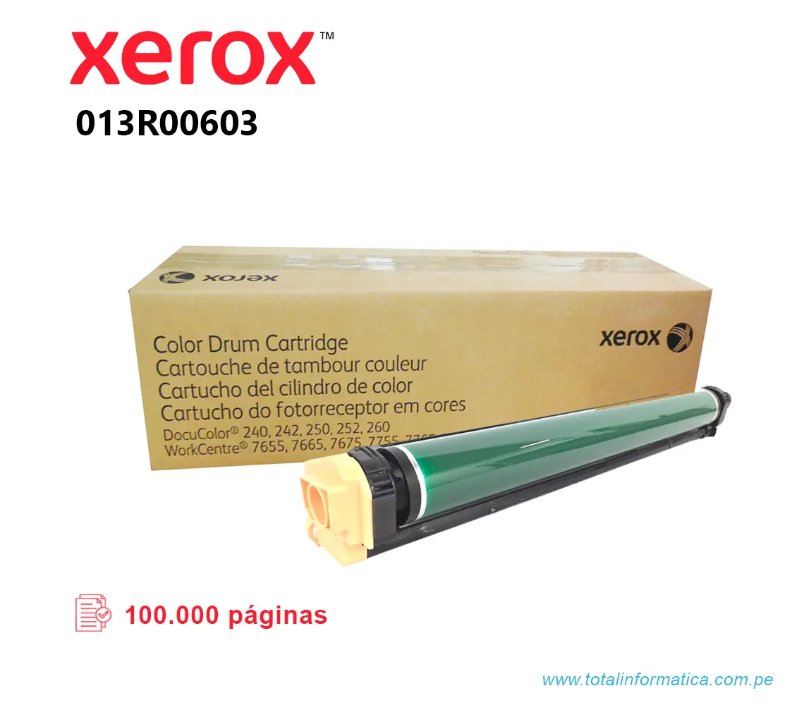 FOTORECEPTOR XEROX 013R00603 WC7655, 7665    100 KPGS - imagen 2