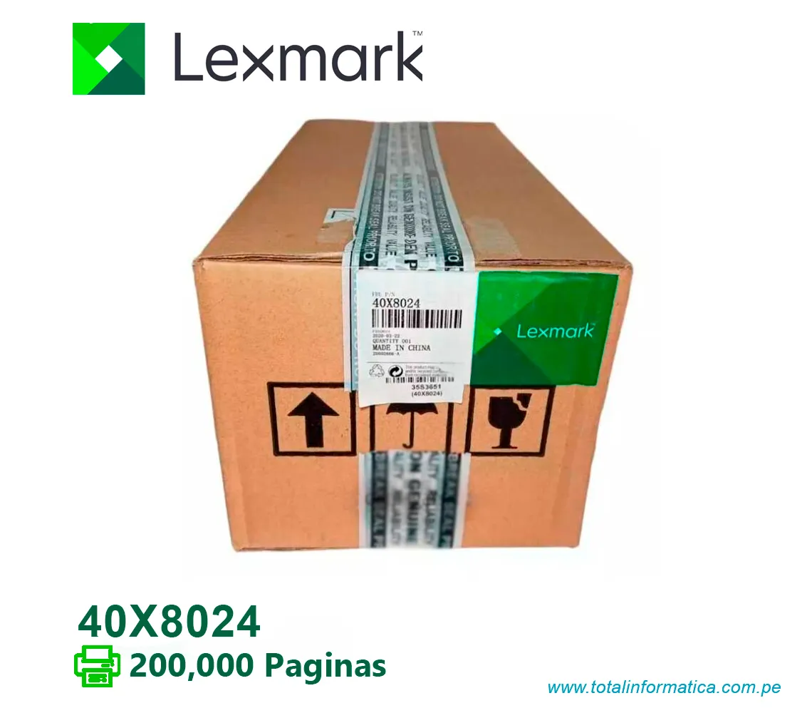 KIT DE MANTENIMINETO LEXMARK 40X8024  200,000PG - imagen 1