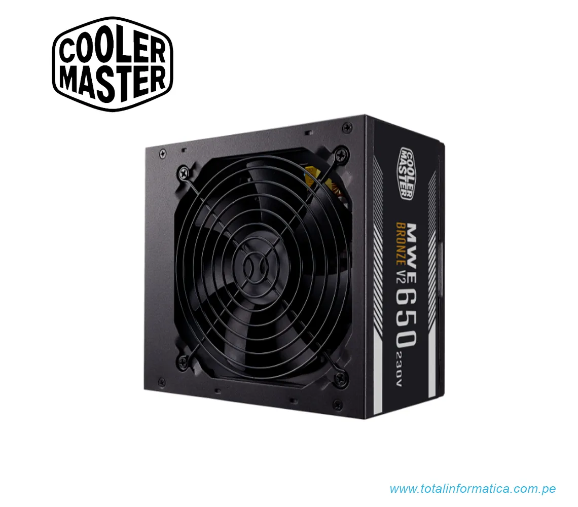 FUENTE COOLER MASTER MWE 80 BRONZE V2 230V 650W: FIABILIDAD Y RENDIMIENTO ENERGÉTICO - imagen 1