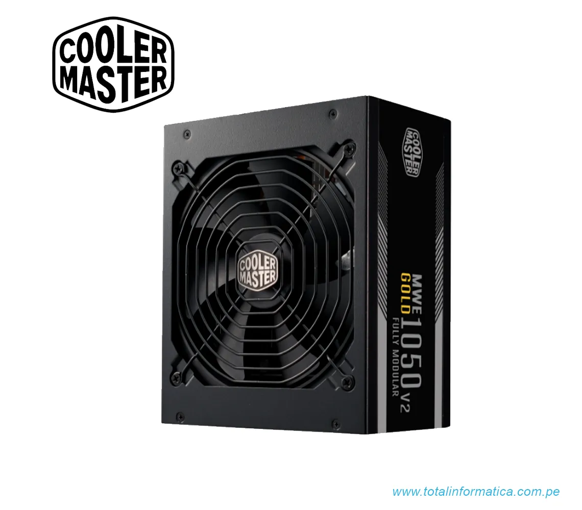 FUENTE DE PODER COOLER MASTER MWE GOLD 1050 - V2 - FULL MODULAR - imagen 1