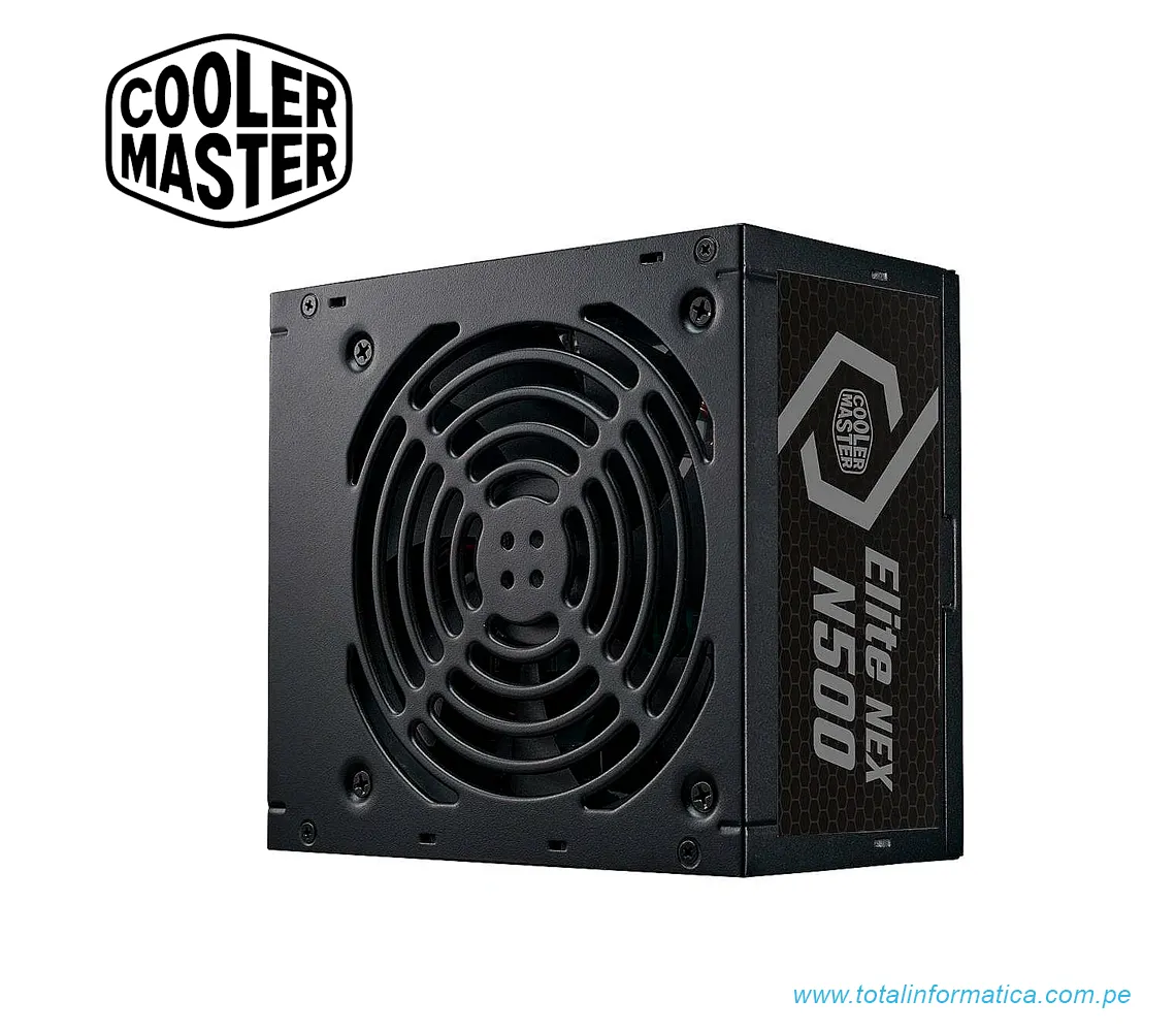 FUENTE COOLER MASTER ELITE NEX N500 230V A/US CABLE-NO MODULAR - imagen 1