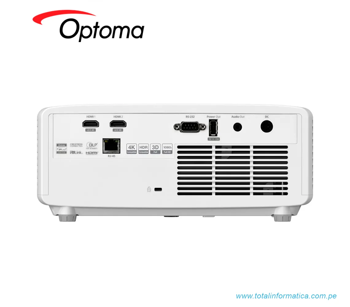 PROYECTOR LASER OPTOMA OPZ45HD,  4500 LUMENES,  FULL HD(1920X1080), 30K HORAS, HDMI/USB/RJ45 - imagen 5