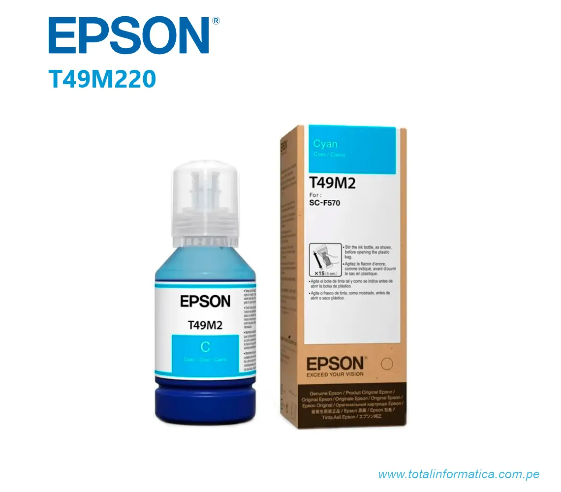 TINTA EPSON T49M220 CIAN ULTRACHROME DS F570/F571/F170 - imagen 1