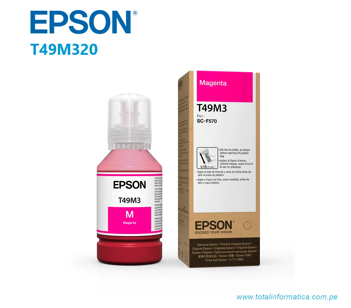 TINTA EPSON T49M320 MAGENTA ULTRACHROME DS F570/F571/F170 - imagen 1