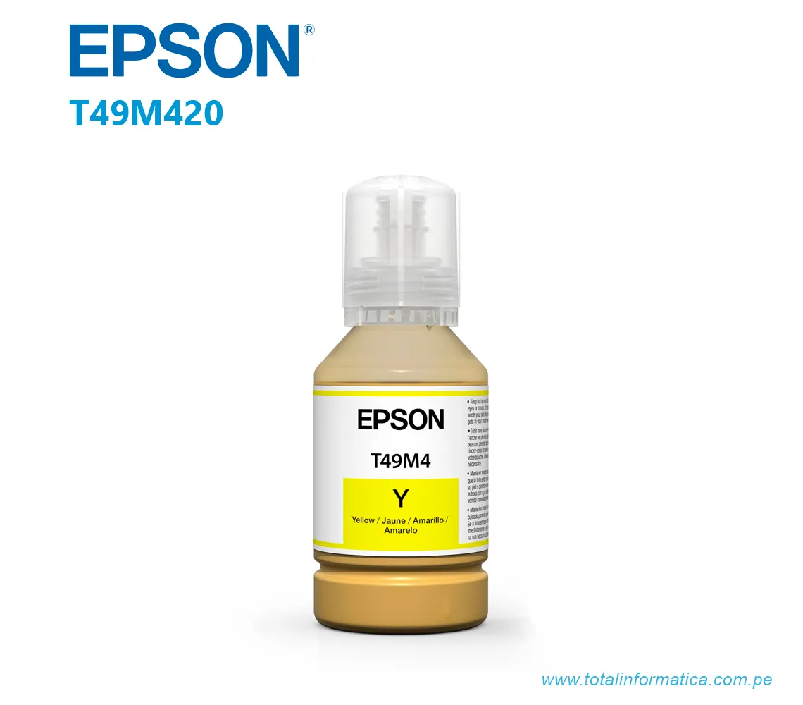 TINTA EPSON T49M420 AMARILLO ULTRACHROME DS F570/F571/F170 - imagen 2