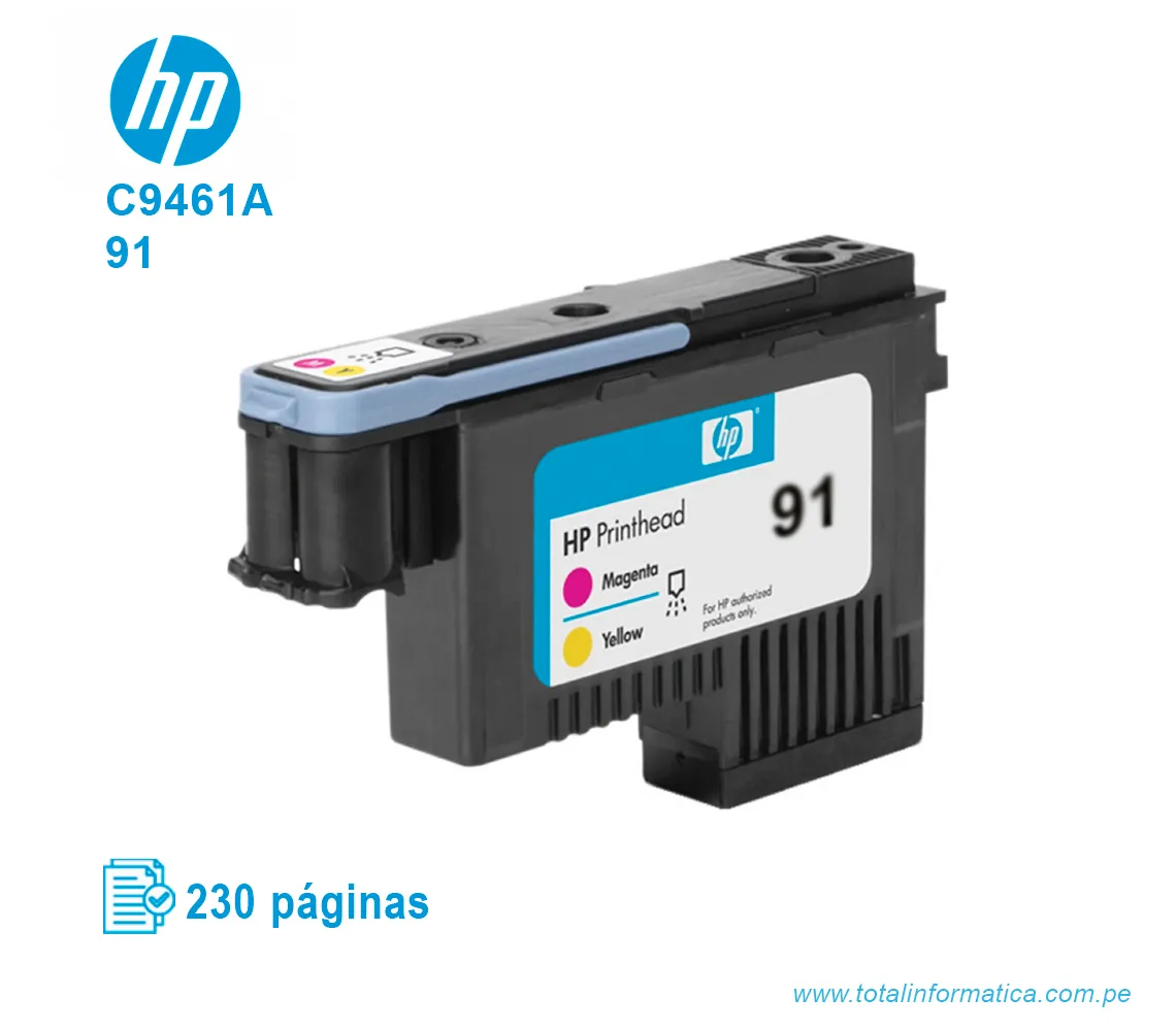 CABEZAL HP 91 ( C9461A ) DESIGNJET Z6100, MAGENTA Y YELLOW - imagen 2