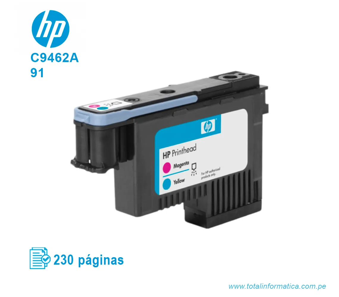 CABEZAL HP 91 ( C9462A ) DESIGNJET Z6100, MAGENTA Y CYAN  - imagen 2