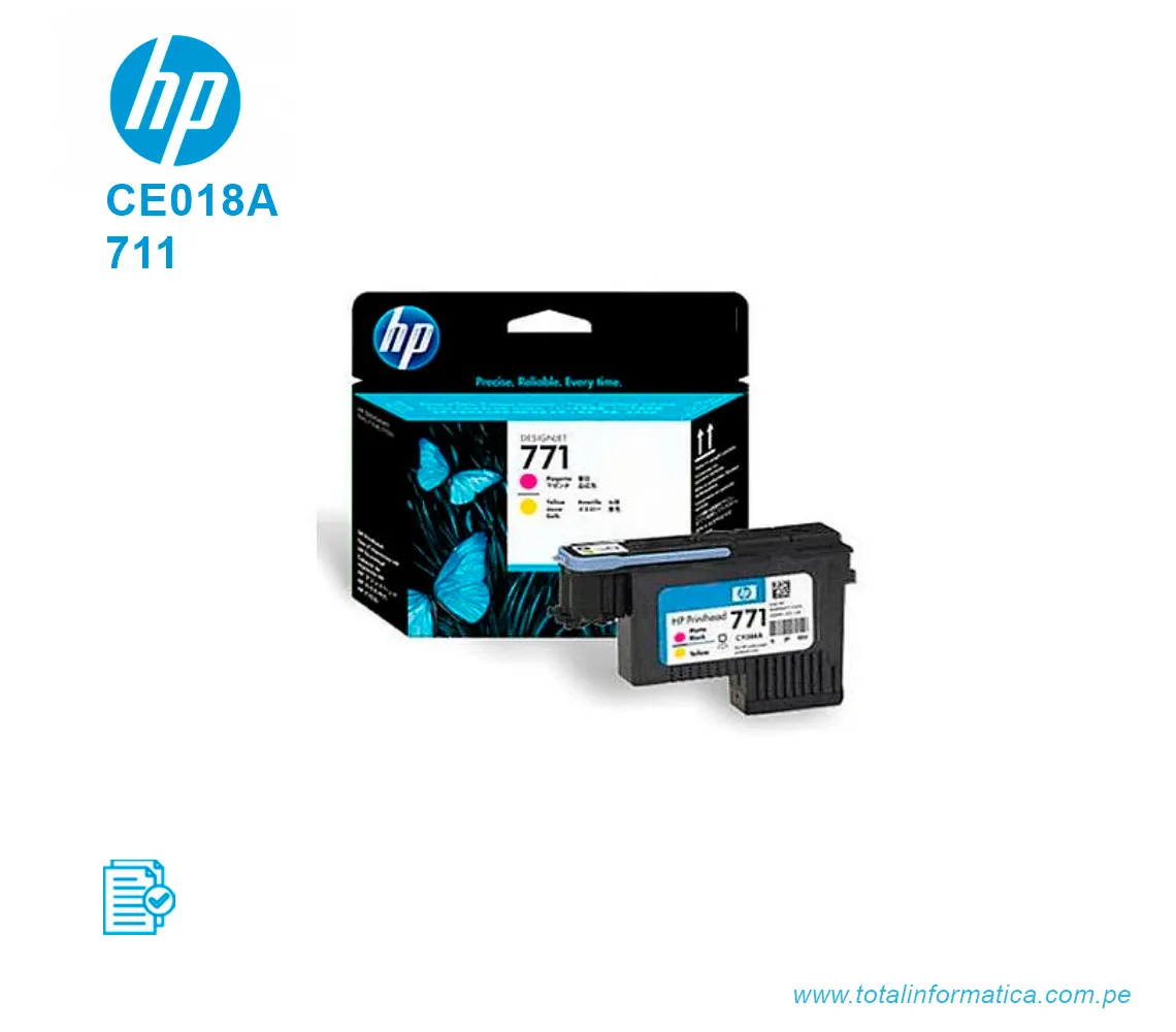 CABEZAL HP 711 ( CE018A ) HP Z6200 MAGENTA Y YELLOW - imagen 2