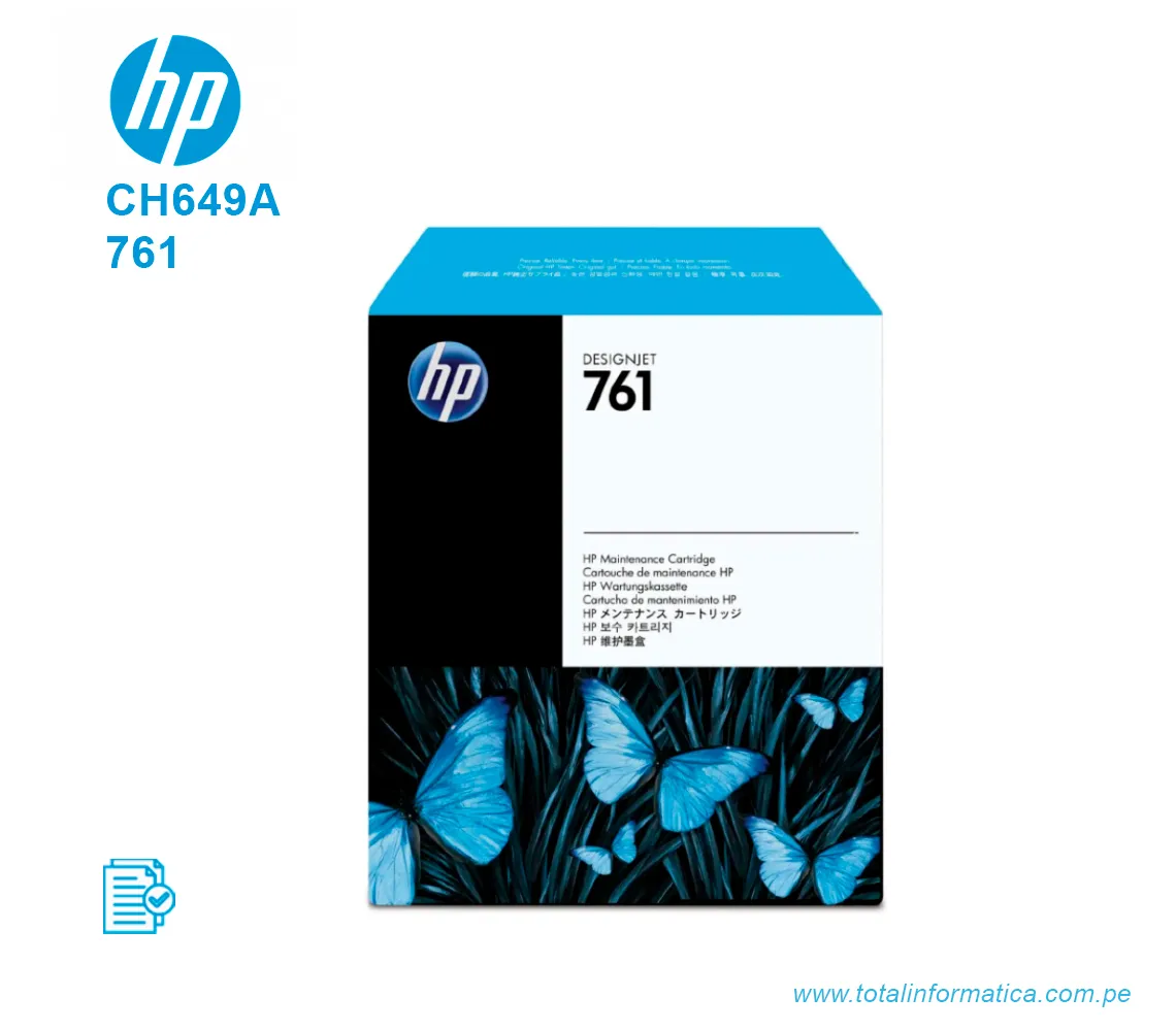 CARTUCHO DE MANTENIMIENTO HP 761 ( CH649A ) T7100 - imagen 1