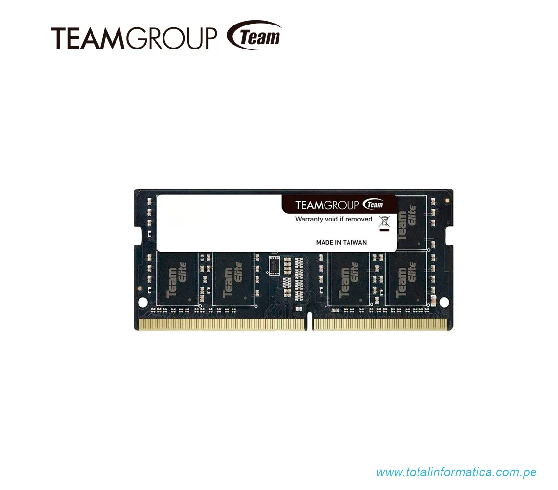  MEMORIA SODIMM TEAM GROUP 32GB ELITE DDR4 3200MHZ TED432G3200C22-S01   - imagen 1