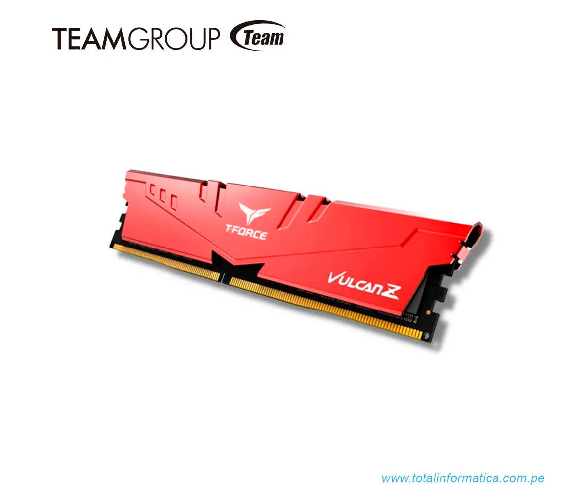 MEMORIA RAM 8GB DDR4 T-FORCE VULCAN Z 3200MHZ RED  TLZRD48G3200HC16F01  - imagen 2