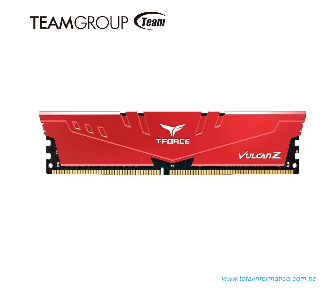 MEMORIA RAM 8GB DDR4 T-FORCE VULCAN Z 3200MHZ RED  TLZRD48G3200HC16F01  - imagen 1
