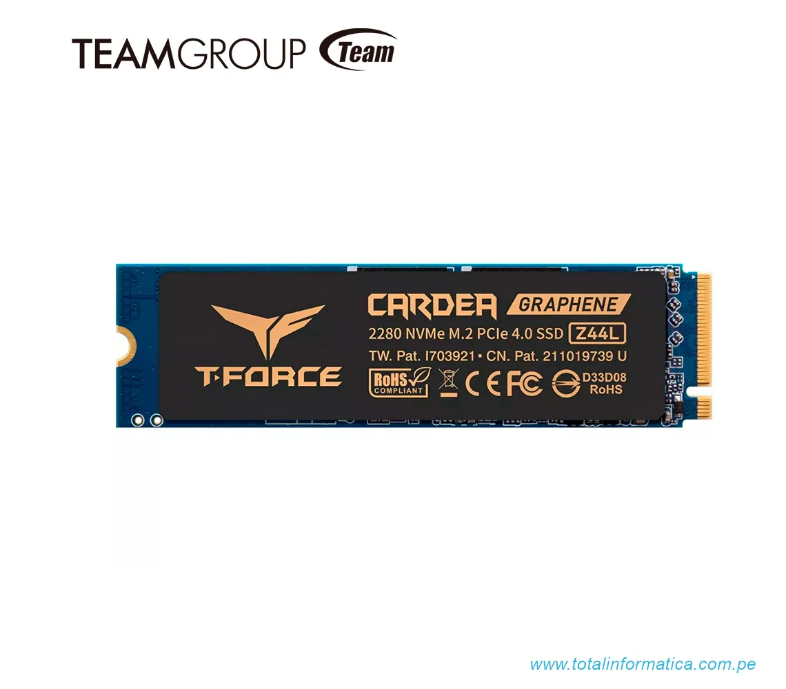 SSD T-FORCE 500GB CARDEA Z44L M.2 NVME G4 TM8FPL500G0C127 - imagen 1